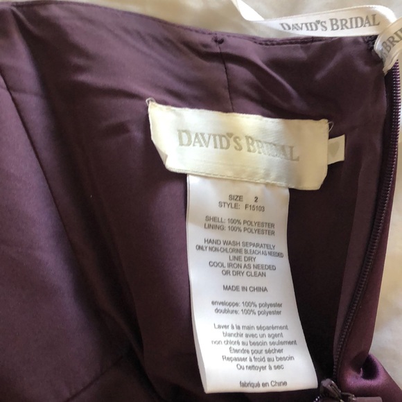 David’s Bridal Strapless Dress - Picture 5 of 5